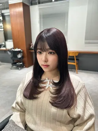 ミディアム 韓国ヘア/レイヤー Yan✂︎のヘアスタイル