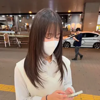 ロング 駒形 七海のヘアスタイル