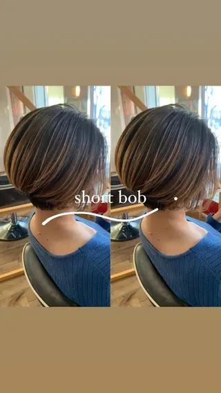 ショート カラー 🐸鈴木 綾乃🐸のヘアスタイル