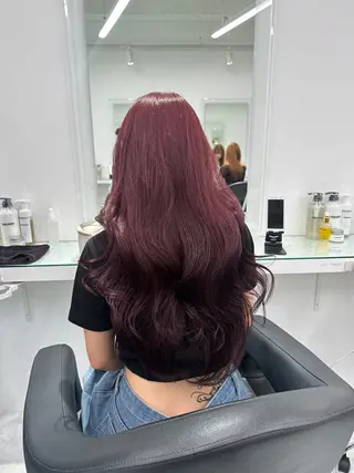 ロング カラー 暖色💗透明感 カラー🫧Yumaのヘアスタイル