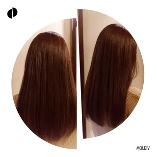 セミロング ロング カラー ✨縮毛矯正✨髪質改善 ナカシマ ユミのヘアスタイル