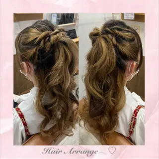 ロング ヘアアレンジ 推し活美容師 🩵 Hayashiのヘアスタイル