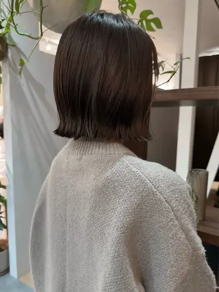 ミディアム カラー こもり なおやのヘアスタイル
