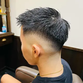 ショート メンズ premium barber表参道店所属・新田 梨乃のヘアスタイル
