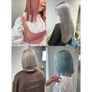 カラー スミレ /メンズ /コーンロウのヘアスタイル