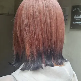 ミディアム 🇰🇷透明感×ハイ トーン🌟tomoのヘアスタイル