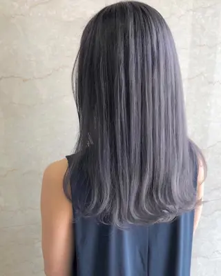 セミロング キノシタ ナオユキのヘアスタイル
