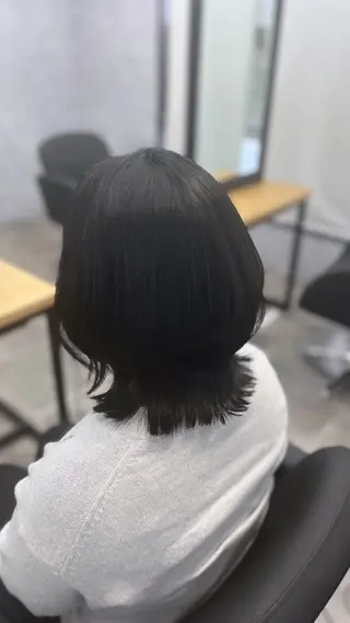 ミディアム 熊谷 有紗のヘアスタイル