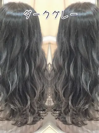 ロング カラー ヘアアレンジ 永島 桜のヘアスタイル