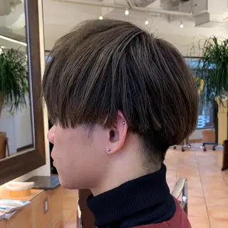 カラー メンズ 加藤 雄大のヘアスタイル