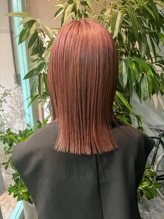 セミロング カラー こっくりカラー/艶髪 /amy.山口瑞稀のヘアスタイル