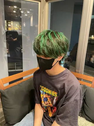 ショート カラー パーマ メンズ 【men's Lapis横浜】海人のヘアスタイル