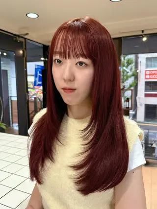 ロング カラー 宮嶋 蓮のヘアスタイル