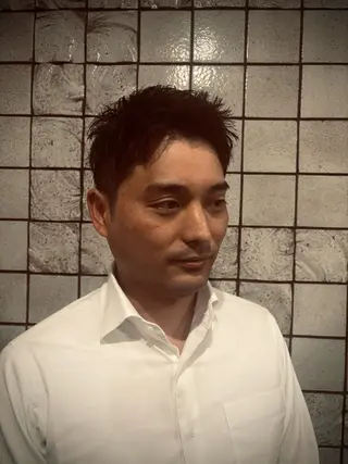 ショート メンズ ヒロ銀座 miu 7/1から新宿店のヘアスタイル