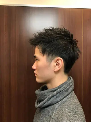 ミディアム メンズ ✨メンズカット 無料‼️✨土尾快斗のヘアスタイル