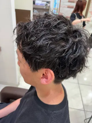 ショート パーマ 山口 智弘のヘアスタイル
