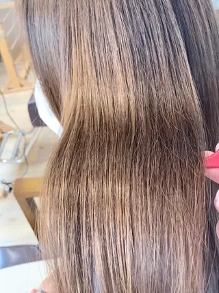 ミディアム カラー KIZU 髪質改善 オカルト怪談のヘアスタイル