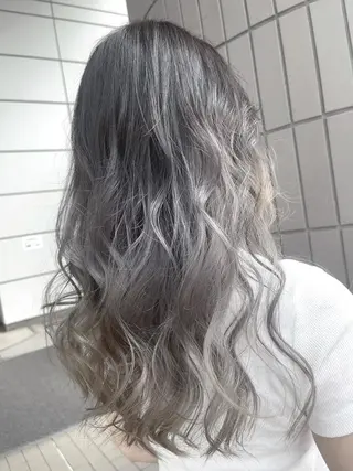 ロング カラー Zina天王寺 CHIAKIのヘアスタイル