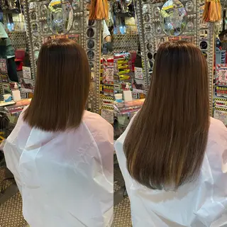 ミディアム カラー ヘアアレンジ haco+所属・🌈派手髪エクステ ブレイズ🌈ひろとのヘアスタイル