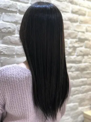 ロング カラー ヘアアレンジ 🫐暗髪ツヤカラー/ モテ髪/小林🫐のヘアスタイル