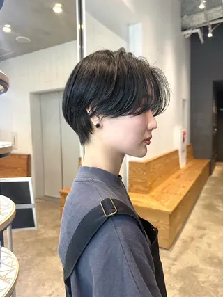 ショート 銀座/韓国/ワンホン 🤍艶髪🖤nahoのヘアスタイル