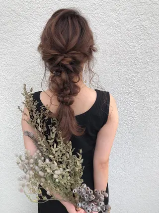 ロング カラー ヘアアレンジ NOW･インパルス所属・【滝川市 美容師】 髙橋昌也のヘアスタイル