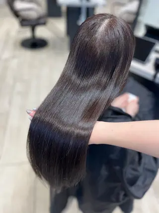 セミロング カラー 銀座/ケアカラー KOKIのヘアスタイル