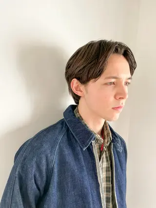 ショート パーマ カラー CEINE+ officialのヘアスタイル