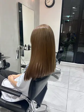 ロング カラー レイヤー小顔ショート 吉田ジョウのヘアスタイル