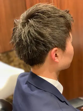 ショート メンズ HIRO GINZA barber shop福岡本店所属・ヤマダ リョウトのヘアスタイル