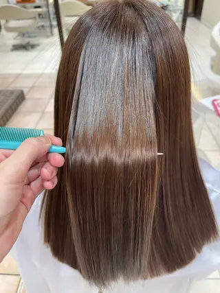 ロング カネヒラ リョウスケのヘアスタイル