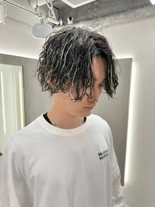 ショート カラー パーマ ヘアアレンジ メンズ キッズ 🌟代表 Yuito🌟のヘアスタイル