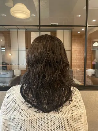 ミディアム パーマ 🌸せれな /韓国風カット🌸のヘアスタイル