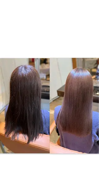 セミロング 髪質改善/美髪矯正 林田和真のヘアスタイル