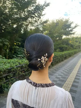 ブリーチなしカラー 透明感／ボブ　ユミのヘアスタイル