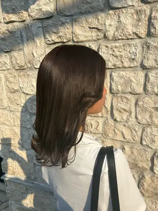 ミディアム Mei /オリーブ カラー/アレンジのヘアスタイル