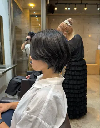 ショート デジタルパーマ /神野楓のヘアスタイル