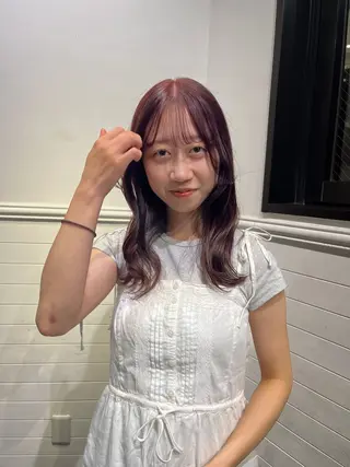 セミロング 無料カットモデル募集 ／ueno aiのヘアスタイル