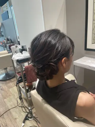 ロング ヘアアレンジ k-twoたき✨艶感 カラー/美髪矯正のヘアスタイル