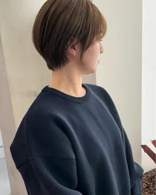 ショート カラー DECORA SORAN【本川越】所属・韓国/顔周り/ボブ/ ショート/大川陽太のヘアスタイル