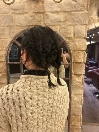 ヘアアレンジ Mei /オリーブ カラー/アレンジのヘアスタイル