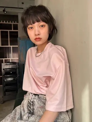 ショート ショート/ボブ専門 宮脇美奈/南船場のヘアスタイル