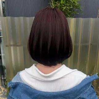 カラー 梅山 美咲のヘアスタイル