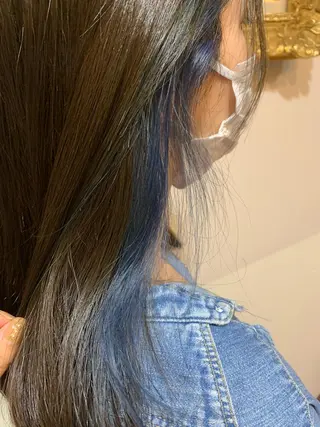 ミディアム カラー 齋藤 志穂のヘアスタイル