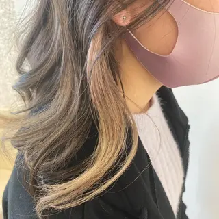 ロング カラー 個性派/ブリーチ *ほのかのヘアスタイル