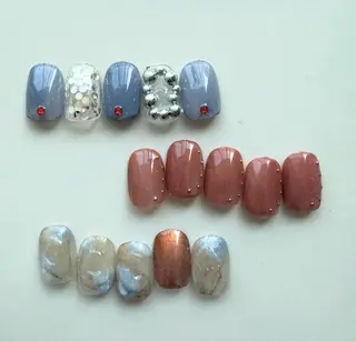 ネイル Yu_me  北堀江店所属・Yu_me 　北堀江 chikaのネイルデザイン
