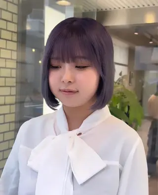 ショート 艶カラー/ 鎌倉　アズサのヘアスタイル