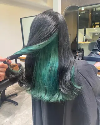 セミロング カラー 田中大星 /ボブ 縮毛矯正のヘアスタイル