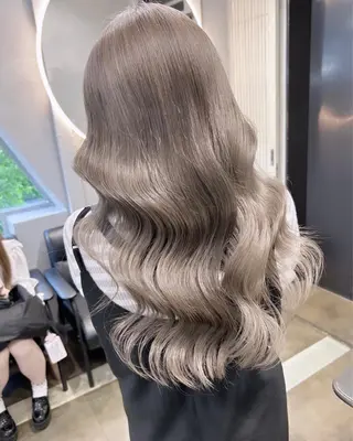 ミディアム カラー ヘアアレンジ GiseL天神カラー 髪質改善/ブリーチのヘアスタイル