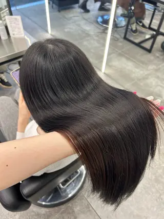 ロング 菊池 梨麻のヘアスタイル